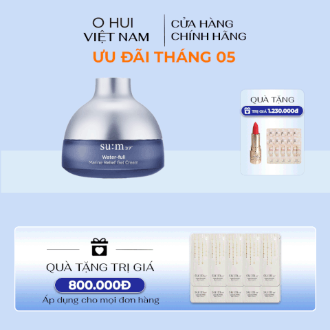 Kem Dưỡng Su:m37 Water-full Marine Relief Gel Cream