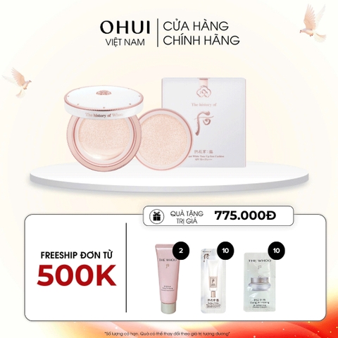 Cushion đa năng Gongjinhyang Seol Radiant White Tone Up Sun Cushion SPF50+,PA+++