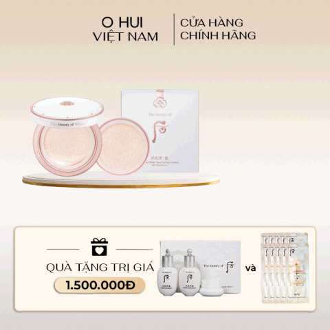 Cushion đa năng Gongjinhyang Seol Radiant White Tone Up Sun Cushion SPF50+,PA+++