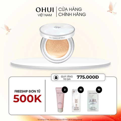 Cushion trang điểm dưỡng trắng Gongjinhyang Seol Radiant White Moisture Cushion Foundation SPF50+,PA+++
