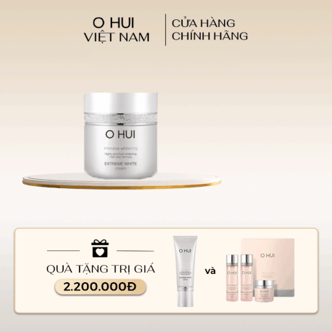 Kem dưỡng trắng da sáng rạng rỡ OHUI Extreme White Cream