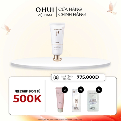 Kem chống nắng cho da nhạy cảm Gongjinhyang Fresh Sun Cream SPF50+/PA++++