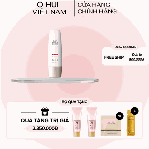 Kem chống nắng OHUI Day Shield Perfect Sun Red cho da dễ ửng đỏ
