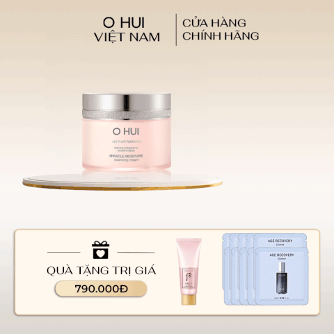 Kem tẩy trang dưỡng ẩm OHUI Miracle Moisture Cleansing Cream