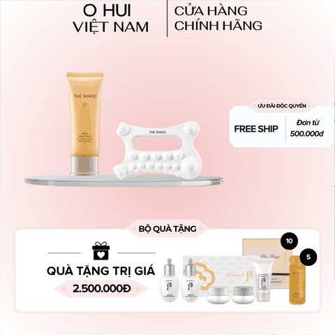 Mặt nạ ngủ Whoo vàng Gongjinhyang Firming Neck and Face Protein Repair Mask