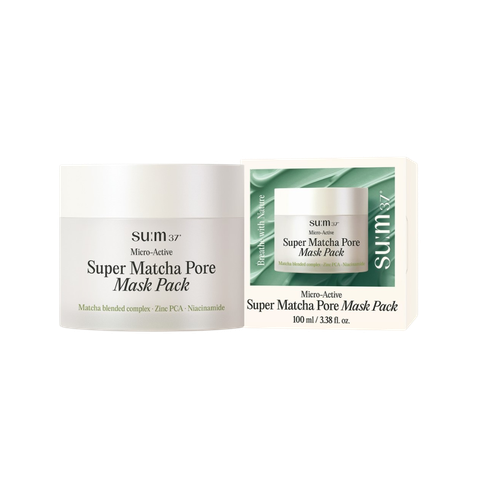 Mặt Nạ Trà Xanh Sum37 Micro Active Super Matcha Pore Mask Pack