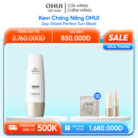 Kem chống nắng kiểm soát dầu OHUI Day Shield Perfect Sun Black