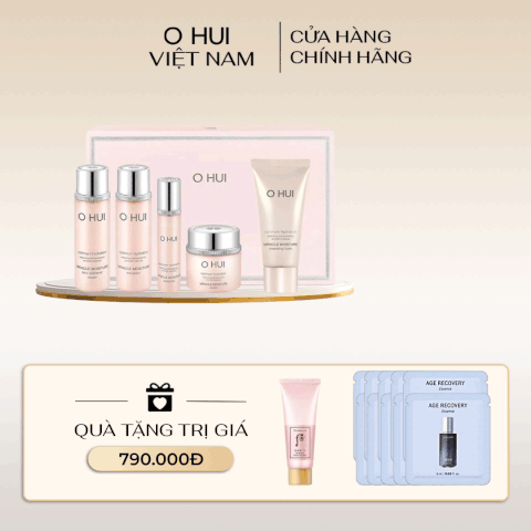 Bộ Sản Phẩm Dưỡng Ẩm Cung Cấp Nước Ohui Miracle Moisture Special Set 5pcs