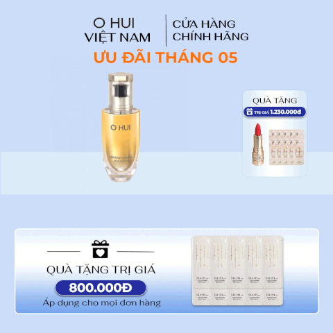 Tinh chất dưỡng sáng căng mướt OHUI Miracle Toning Glow Serum