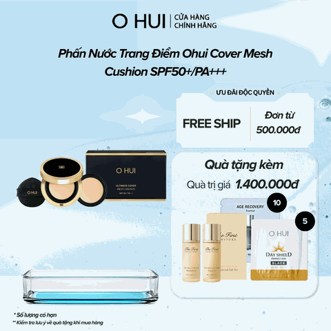 Phấn Nước Trang Điểm Ohui Cover Mesh Cushion SPF50+/PA+++