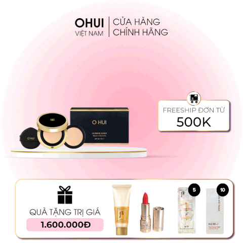 Phấn Nước Trang Điểm Ohui Cover Mesh Cushion SPF50+/PA+++