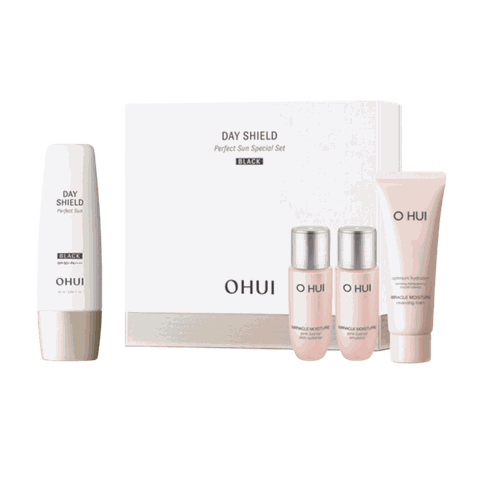 [KOL x OHUI] Set Kem Chống Nắng Ohui Day Shield Perfect Sun Black