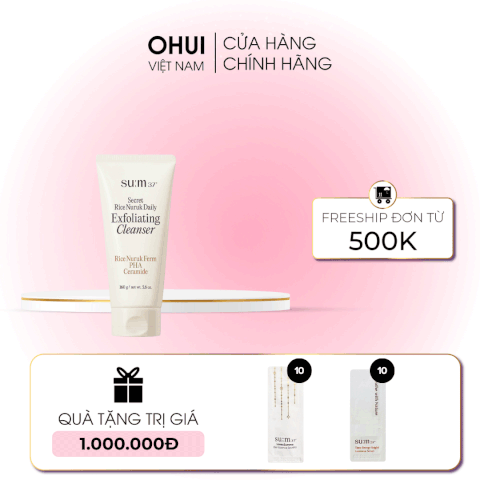 Sữa Rửa Mặt Chiết Xuất Gạo Sum37 Micro Active Secret Rice Nuruk Daily Exfoliati Cleanser