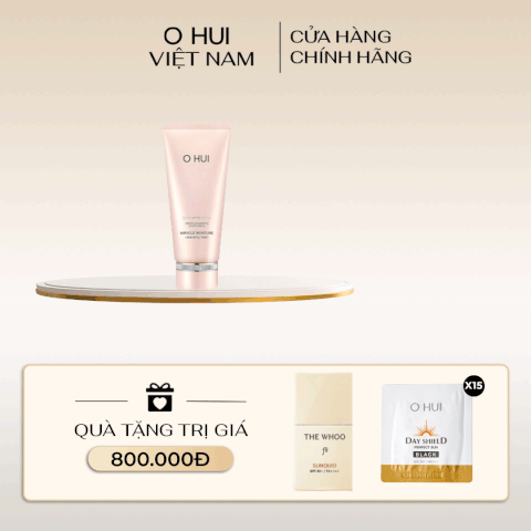 Sữa rửa mặt dưỡng ẩm OHUI Miracle Moisture Cleansing Foam