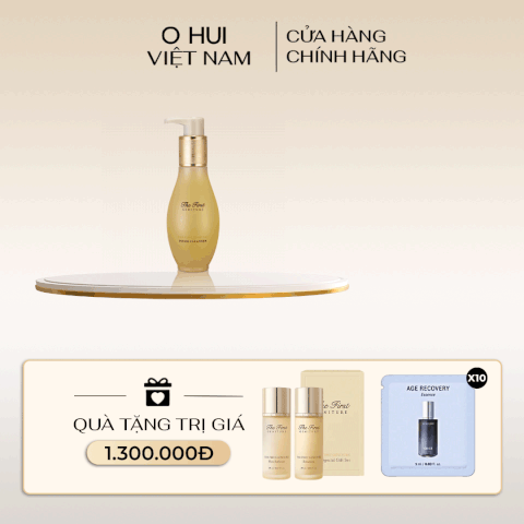 Sữa rửa mặt chống lão hóa da tái sinh da OHUI The First Geniture Foam Cleanser