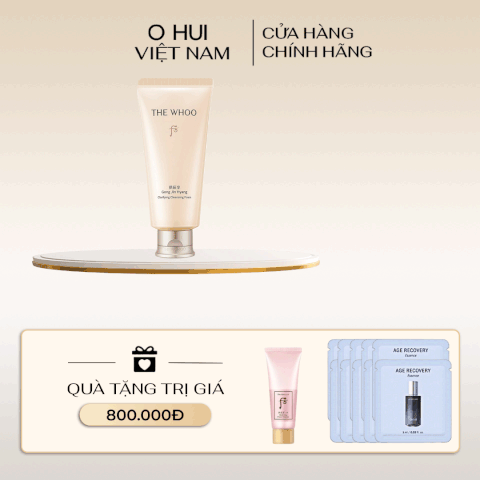 Sữa rửa mặt Whoo dưỡng ẩm Gongjinhyang Facial Foam Cleanser Y24