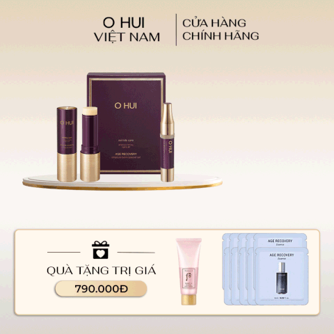 Thỏi Dưỡng Đa Năng Ohui Tím Ohui Age Recovery Ampoule Balm Special Set