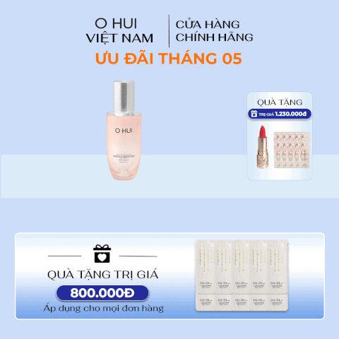 Tinh chất dưỡng ẩm OHUI Miracle Moisture Pink Barrier Essence