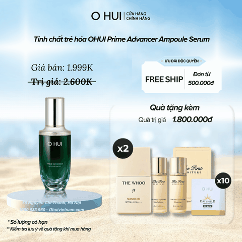 Tinh chất trẻ hóa OHUI Prime Advancer Ampoule Serum