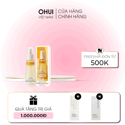 Xịt Khoáng Nước Thần Sum37 Secret Bubble Spray 60ml