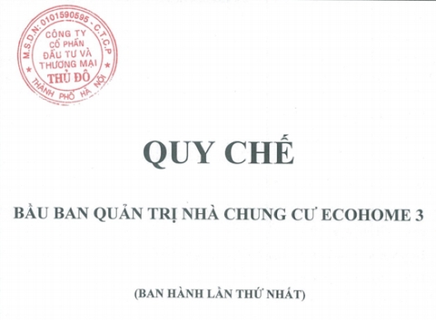 Quy chế bầu BQT