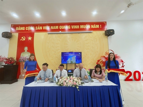 Ban Quản trị Chung cư Ecohome 3 Thủ Đô ký kết hợp đồng quản lý vận hành với Ecolife