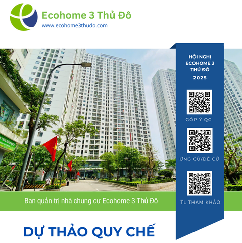 Tổng hợp 04 Dự thảo Quy chế NCC Ecohome 3 Thủ Đô