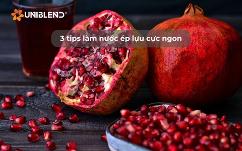 3 tips làm nước ép lựu cực ngon
