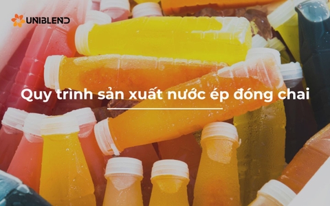 [Có thể bạn chưa biết] Quy trình sản xuất nước ép đóng chai