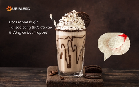 Bột Frappe là gì? Tại sao công thức đá xay thường có bột Frappe?