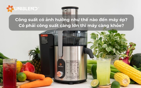 Công suất có ảnh hưởng như thế nào đến máy ép? Có phải công suất càng lớn thì máy càng khỏe?