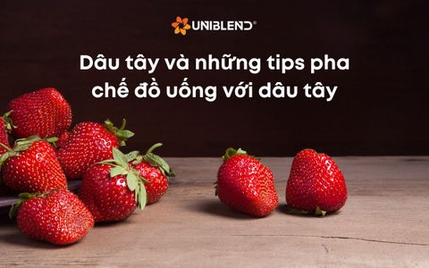 Dâu tây và những tips pha chế đồ uống với dâu tây