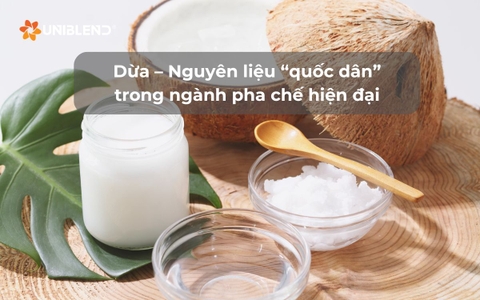 Dừa – Nguyên liệu “quốc dân” trong ngành pha chế hiện đại