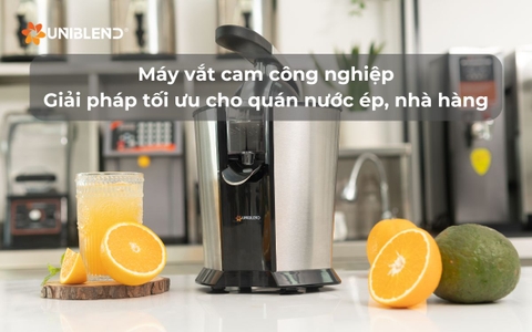 Máy vắt cam công nghiệp - Giải pháp tối ưu cho quán nước ép, nhà hàng