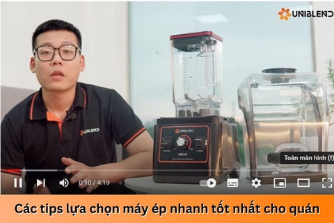 Các tips lựa chọn máy ép nhanh tốt nhất cho các chủ quán