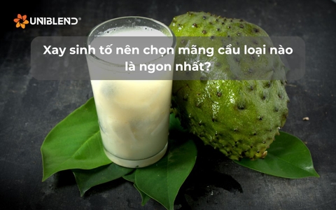 Xay sinh tố nên chọn mãng cầu loại nào là ngon nhất?