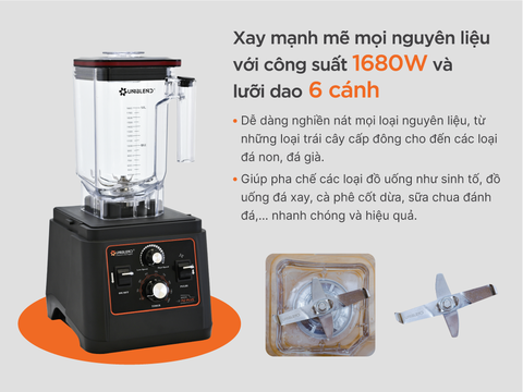 Máy xay sinh tố công nghiệp Uniblend UBS-712PLUS (model cũ: 712PLUS)
