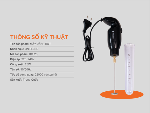 Máy đánh bọt Uniblend DC-25