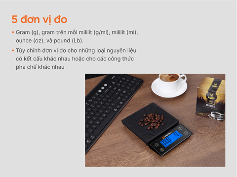 Cân điện tử hẹn giờ Uniblend DC-5000