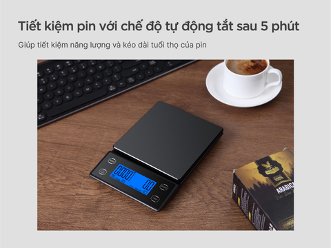 Cân điện tử hẹn giờ Uniblend DC-5000