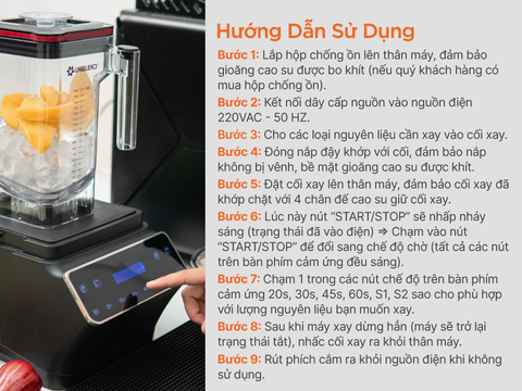 Máy xay sinh tố công nghiệp Uniblend One Touch