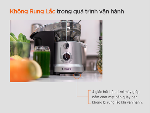 Máy ép trái cây Uniblend SS-01 Máy ép nhanh, ép khỏe, ép kiệt