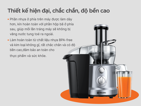 Máy ép trái cây Uniblend SS-01 Máy ép nhanh, ép khỏe, ép kiệt