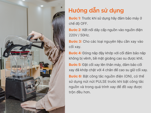 Máy xay sinh tố công nghiệp Uniblend UBS-712 (model cũ: UB-712)