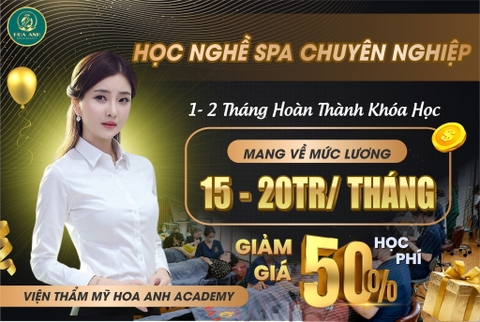 TUYỂN SINH NGÀNH PHUN XĂM THẨM MỸ, CHĂM SÓC DA TẠI THẨM MỸ VIỆN HOA ANH