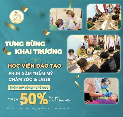 HỌC VIỆN ĐÀO TẠO CHĂM SÓC DA  UY TÍNH CHẤT LƯỢNG TẠI MIỀN TÂY