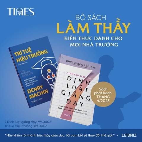 Combo Làm Thầy: Trí tuệ hiệu trưởng + 7 định luật giảng dạy