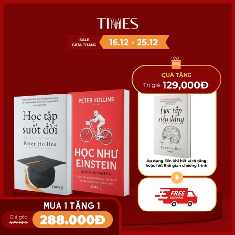 Combo Sách Học tập suốt đời ( 3 Cuốn) : Học tập suốt đời + Học tập siêu đẳng+ Học như Einstien