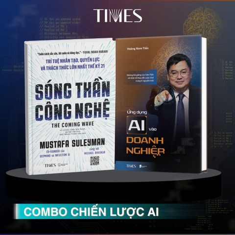 COMBO Chiến lược  AI: Gồm “Sóng thần công nghệ” & “Ứng dụng AI vào Doanh nghiệp”
