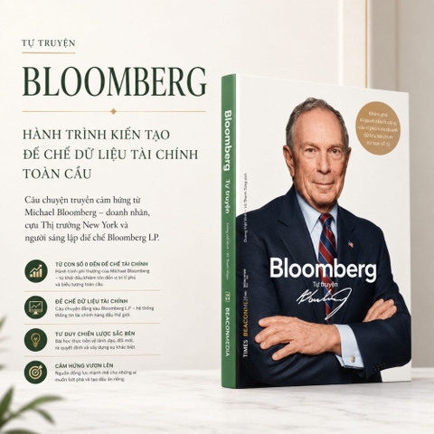 Sách -  Tự truyện Bloomberg - Khám phá bí quyết thành công của tỉ phú kinh doanh dữ liệu tài chính (từ con số 0)